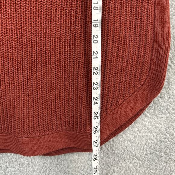 RD Style Plus Size Women’s V-Neck Sweater Rust Brown Size XXL NWT Fall Winter - Picture 4 of 7